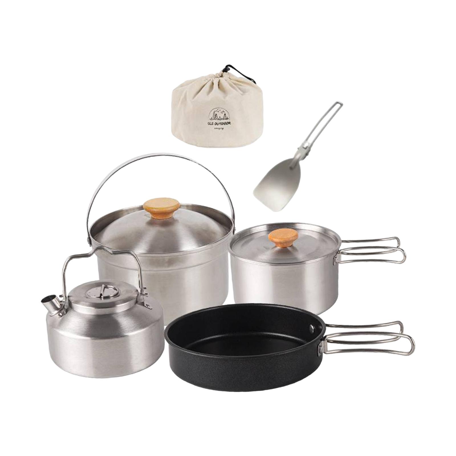 Campingkookgerei Campingkookse - Camping Cooking Pots And Pans Set recensie en prijs