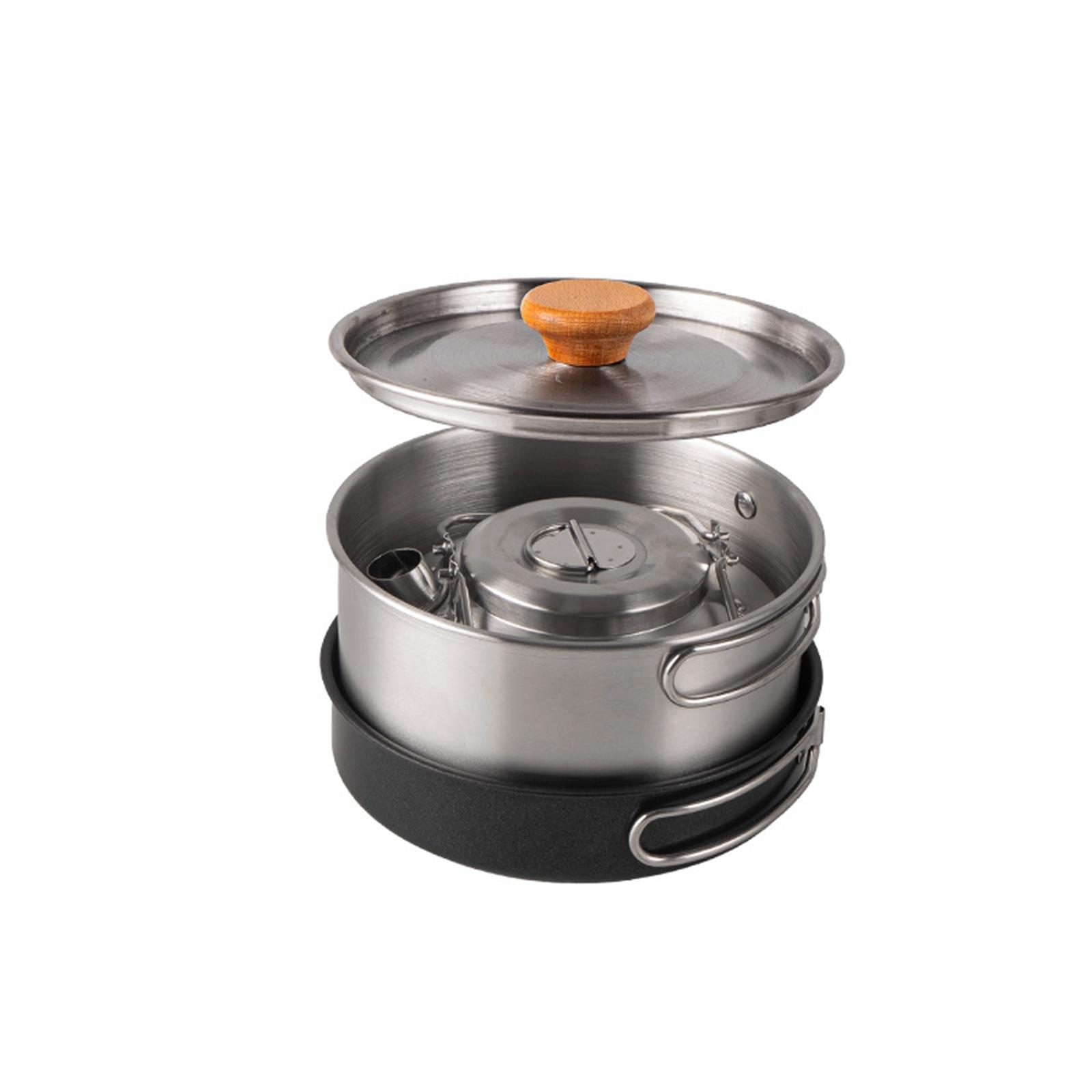 Campingkookgerei Campingkookse - Camping Cooking Pots And Pans Set recensie en prijs