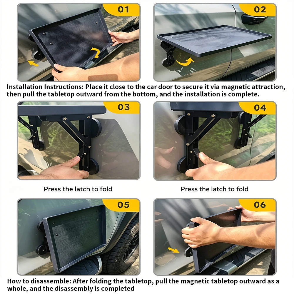 Draagbare auto zijdeur hangend - Camping Outdoor Cooking Table recensie en prijs