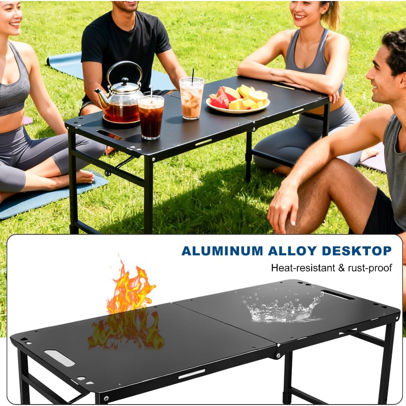 Campingtafel Verstelbaar Opvou - Camping Outdoor Cooking Table recensie en prijs