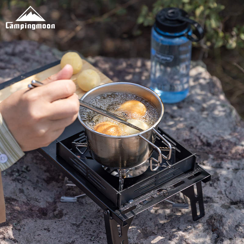 CAMPINGMOON 600ml RVS Draagbar - Camping Cooking Meals recensie en prijs