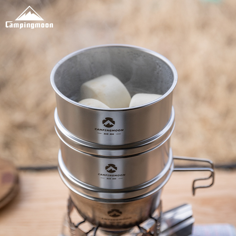 CAMPINGMOON 600ml RVS Draagbar - Camping Cooking Meals recensie en prijs
