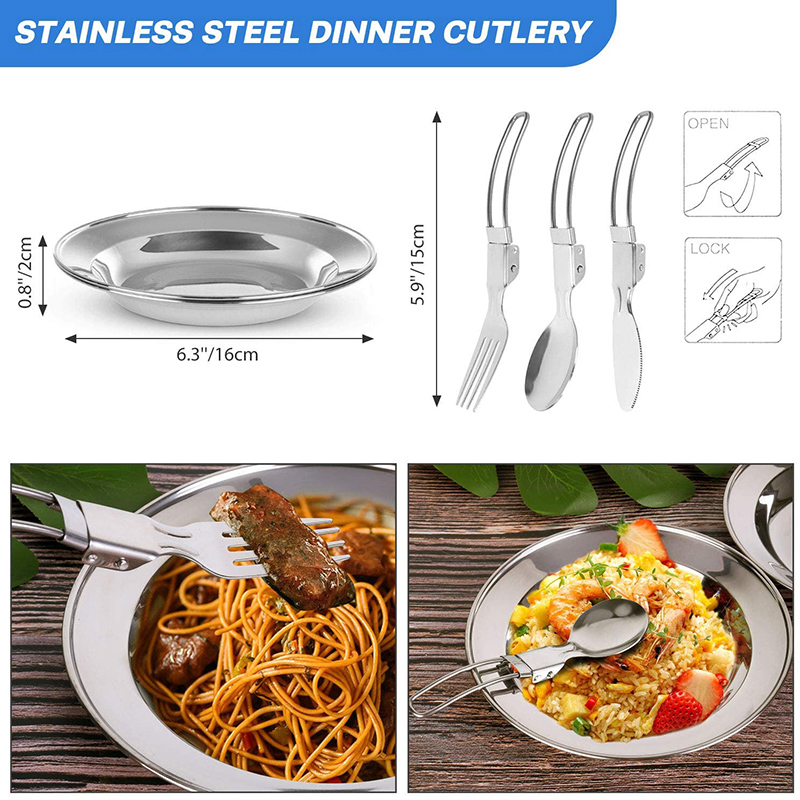 1 Set Outdoor Pot Pan Camping  - Camping Cooking Pots And Pans Set recensie en prijs
